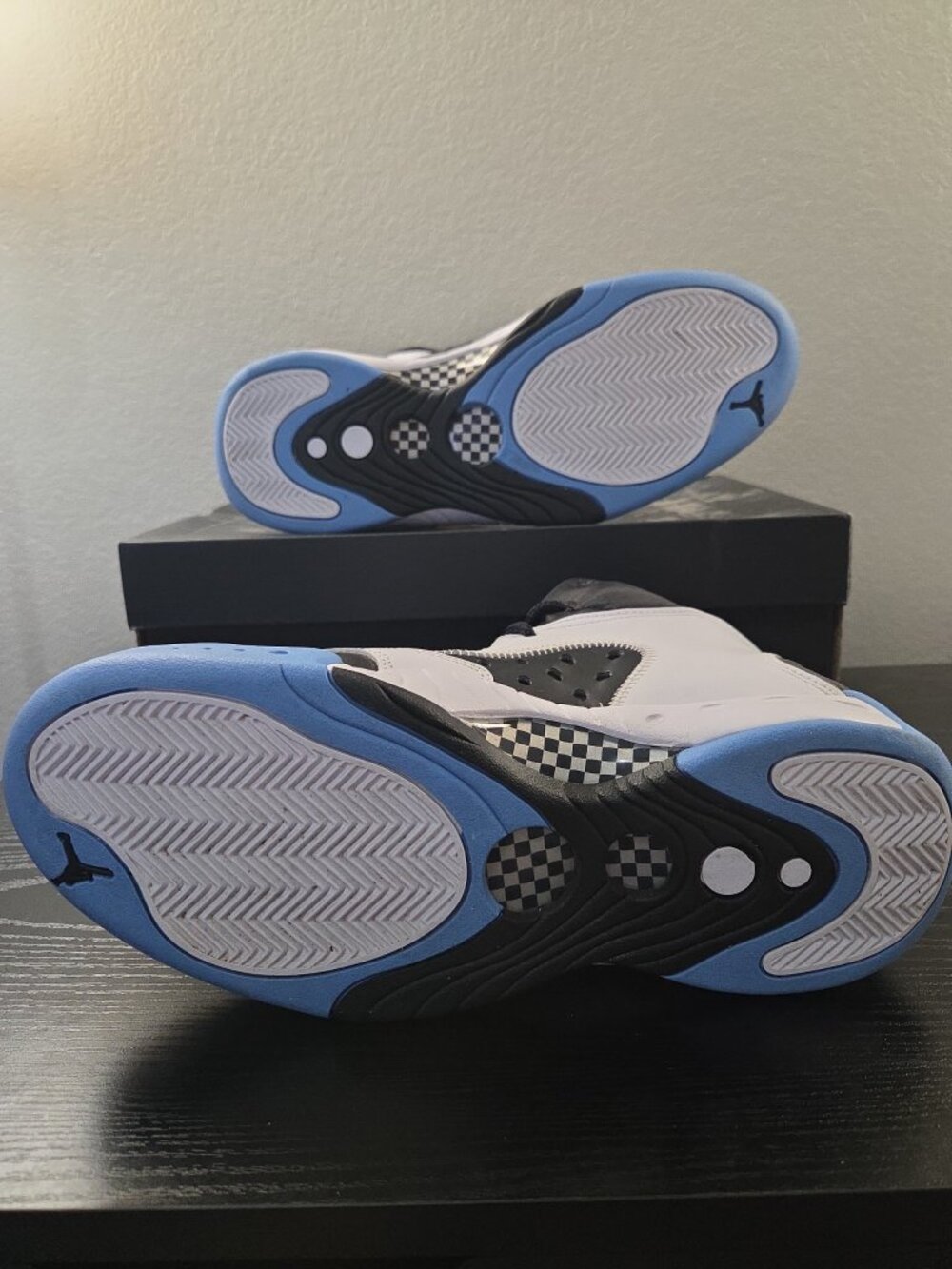 Jordan Pro RX White Black University Blue Size 9 OG Box - Picture 4 of 7